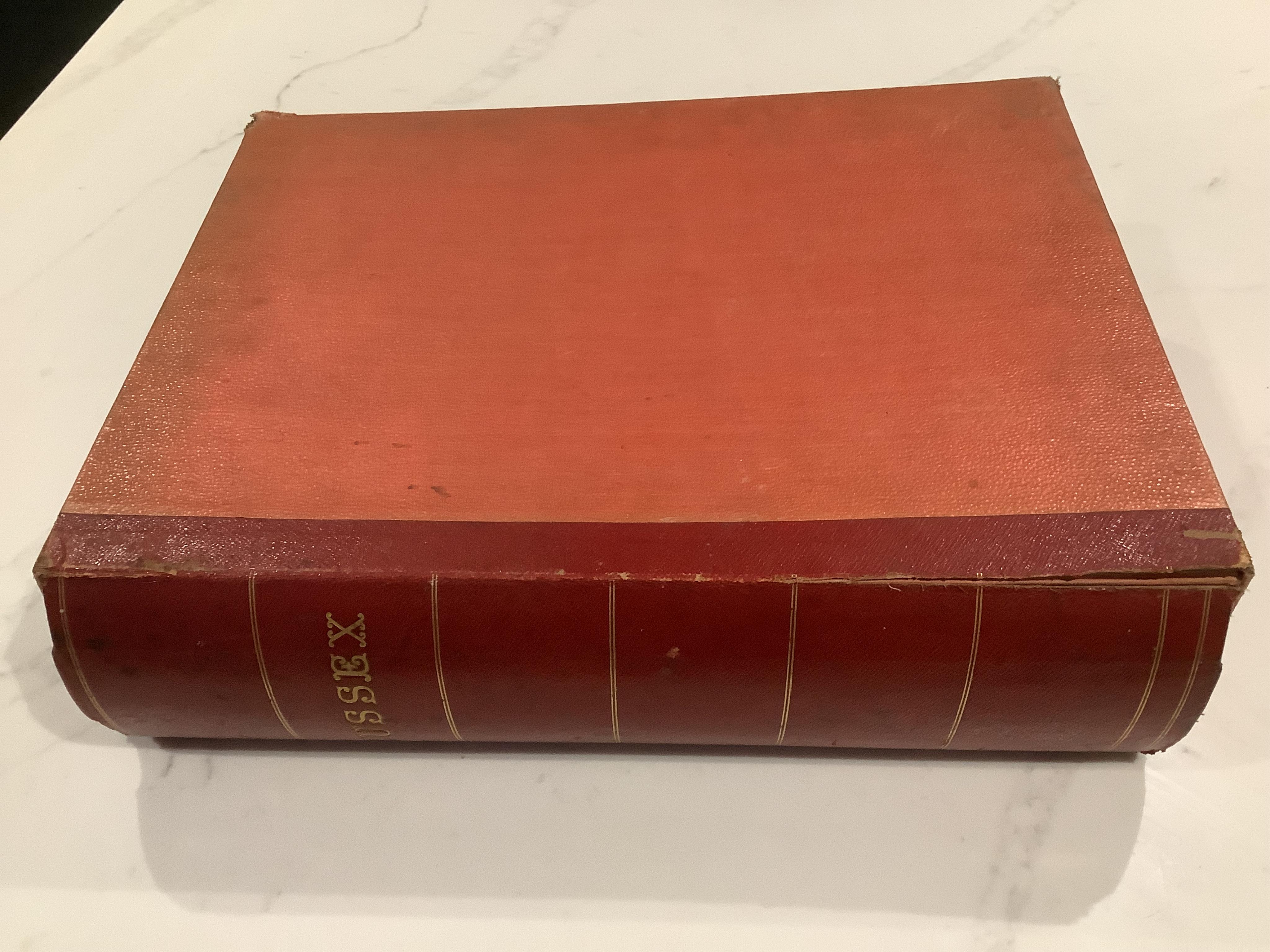 Sussex & Shoreham by Sea Interest; an incomplete album ‘The Buckingham Book’ a scrapbook compiled by the Head Family of Buckingham House, Old Shoreham, circa 1889-1905, with three unused rolls of tickets for the Old Shor